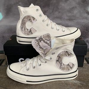 CONVERSE CTAS HI EGRET/BLACK/EGRET WMNS